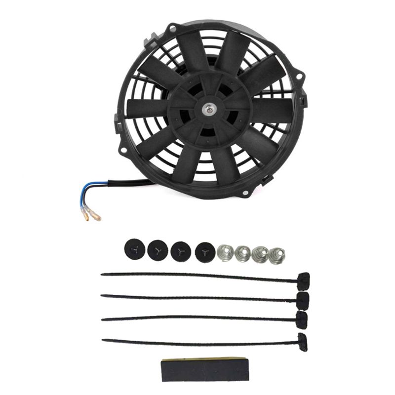 6"Inch Mini Electric Fan 12V For Radiator Oil Cooling Car Truck ATV Boat With Accessories