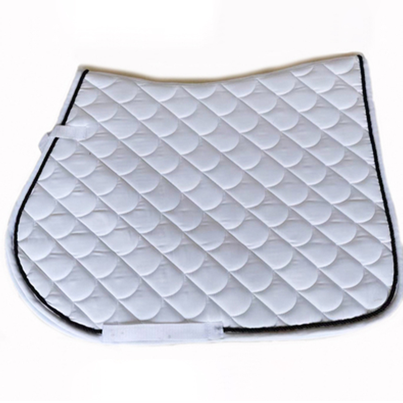 White Horse Riding Saddle Pad