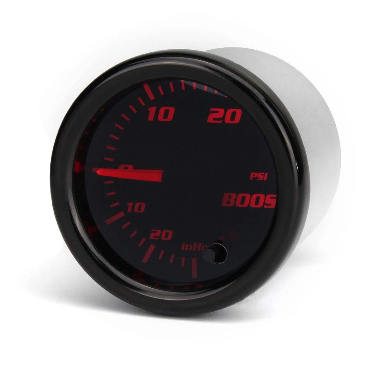 2'' 52mm Turbo Boost Gauge Vacuum Pressure Gauge 0~30 PSI / -1~2 Bar 7 Color LED Black Len 12V Universal Car Boost Pointer Meter