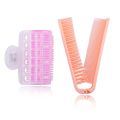 2pcs Fashion Women Hair Roller with Comb Fluffy Air Bangs Roller DIY Hair Curler Portable Fluffy Clamps Hairdressing Tools