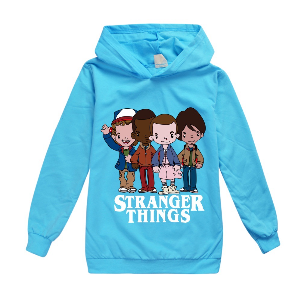 2020 Stranger Things Baby Boys Hoodie Kids Clothes Hot Sale Stranger Things Cartoon Print Girls Hoodies Children Sweatshirt
