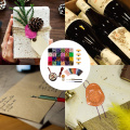 24 Colors Grils DIY Macaron Octagon Wax Seal Box Set Sealing Beads For Envelope Wedding Packaging Gifts Wine Sealing Cards