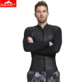SBART Men's 3MM Wetsuits Jacket Neoprene Winter Warm Long Full Zipper Super Stretch Wetsuits Tops For Surfing Sunscreen Jumpsuit