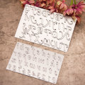 Alphabet Letters Numeral Decoration Metal Steel Frames Cutting Dies DIY Scrap Booking Photo Album Embossing Paper Cards