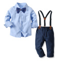 Boys Suits Blazers Clothes Suits For Wedding Formal Party White Baby Shirt Pants Kids Boy Outerwear Clothing Set