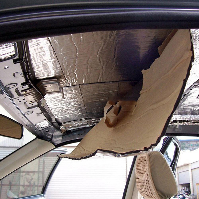 50x200CM 10MM Foam Cotton Auto Car Mat Deadener Reduction Noise Sound Insulation Cotton Door Trunk Soundproof Car Accessories