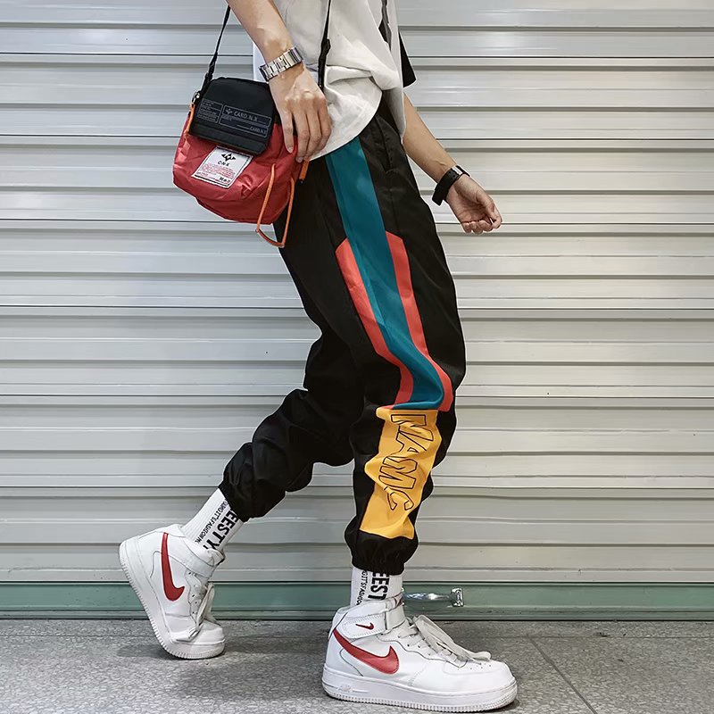 2020 New Hip Hop Streetwear Joggers Pants Men Casual Cargo Pant Trousers High Street Elastic Waist Harem Pant Man