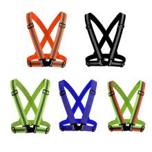 Reflective Straps Night Running Cycling Fluorescence Clothing Vest Adjustable Elastic protection Safety Vest Elastic Band
