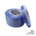 6pcs Blue Ribbon