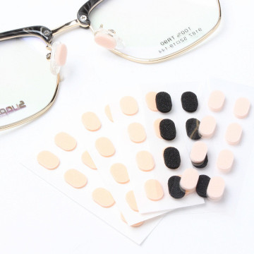 1PCS=4Pair Unisex Soft Foam Nose Pad Self Adhesive Anti-Slip Eyeglass Sunglasses Nose Pads for Men Women Eyewear Accessories