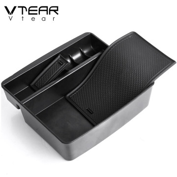 Vtear for toyota prado 150 storage box car central armrest container holder interior car-styling case accessories parts 2018