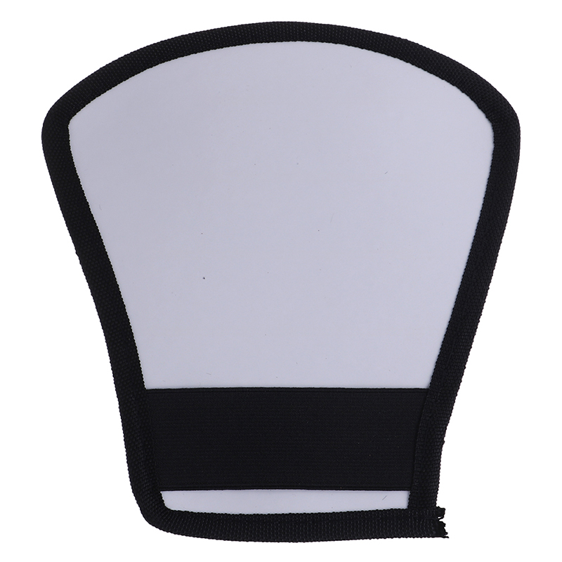 Camera Flash Diffuser Double-sided Flash Softbox Silver White Reflector