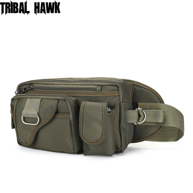 New Fishing Bag 25x10x15cm Multifunctional Outdoor Fishing Tackle Bagpack Waterproof Waist Bag Army Tactical Bolsa Pesca