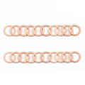 20PCS/Pack Solid Copper Washer Flat Ring Gasket Sump Plug Oil Seal Fittings 12*16*1MM Washers Fastener Hardware Accessories