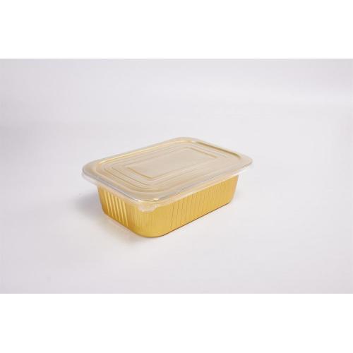 Suppliers for Rectangular Food Gold Color Aluminum Foil Food Container