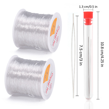 Plastic Crystal DIY Beading Stretch Cords Elastic Line Wire String jeweleri thread String Thread crochet hook For Jewelry Making