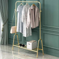 Single Pole Drying Rack Indoor Floor-Standing Clothes Hanger Balcony Clothing Drying Shelf Shoe Holder Home Space Saving Shelf