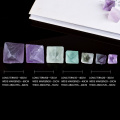 1PC natural fluorite ore mineral crystal polished stone fish tank stone home decoration study room decoration DIY gift