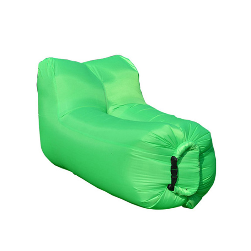 Polyester Foldable Sleeping Bag Lazy Inflatable Sofa Outdoor Beach Air Sofa Bed Furniture Fashion High Quality Garden Sofas