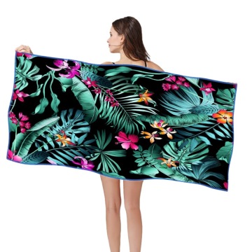 160*80cm Beach Towels 3D HD Printed Beach Swimming Ultralight Towel Quik Dry Sand Free Beach Towel Multifuntion Poncho Towel