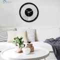 2019 HOT Cute Nordic Style Wall Clock Silent Transparent Acrylic Clock Home Living Room Container Cooler 19MAY30