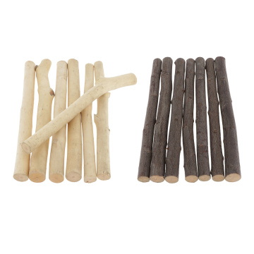 7pcs Driftwood Wood Sticks Wooden Log Rod Crafts Home Garden Model DIY Modelling