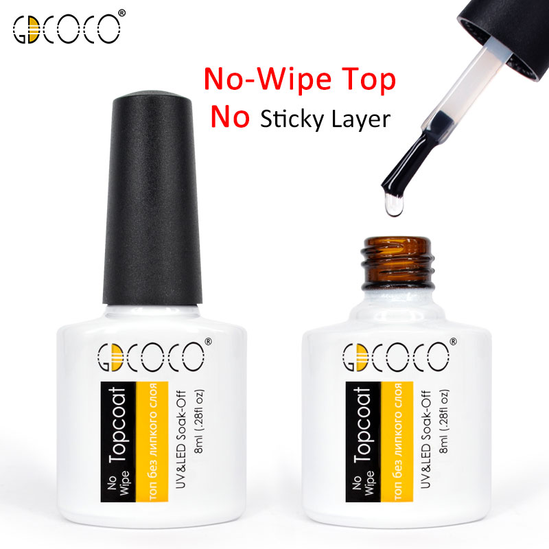 #70312 GDCOCO 2020 New Product No Wipe Top Coat Primer Soak Off UV LED Gel Nail Polish Base Matt Coat Gel Lacquer Gel Varnish