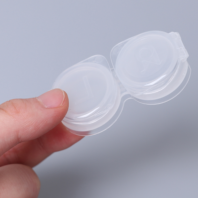 1set Contact Lens Case Myopia Glasses Mate Box Cosmetic Contact Storage Box