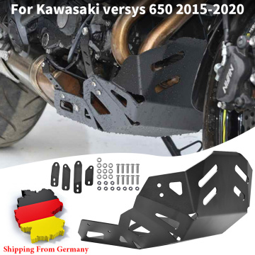 Motor Engine Guard Cover Chassis Guard Protection for 2015-2020 Kawasaki Versys 650 KLE 650 Skid Plate Motorcycle Accessories 19