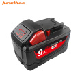 Powtree For Milwaukee M18 9000mAh 18V M18 Power Tools Rechargeable Li-ion Battery Replacement 48-11-1815 48-11-1850 48-11-1840