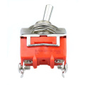 1pcs AC 250V 15A 2 Pin DPDT On/Off 2 Position Mini Toggle Switch E-TEN1021 Orange
