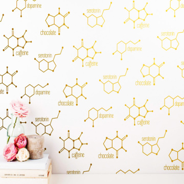 Funny Chemistry Removable Art Vinyl Wall Stickers For Kids baby's Rooms Diy House Decoration Sticker Mural