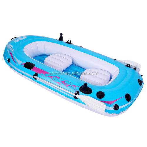 Custom Blue PVC Aayak 3 Person Inflatable Boat for Sale, Offer Custom Blue PVC Aayak 3 Person Inflatable Boat