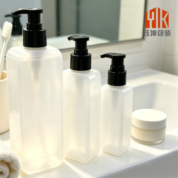 Matte Multi-size PET Skincare Pump Dispenser Bottles