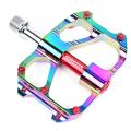 1 Pair Colorful K11 Bicycle Pedal Folding Mountain Road Bike Pedal Bicycle Accessories Anti-slip Bike Pedal Cycling Part