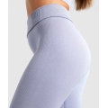 LANTECH Women Sports Pants Gym Yoga Tummy Control Seamless POWER DOWN Super Stretchy High Waist Fitness Leggings Running Pants