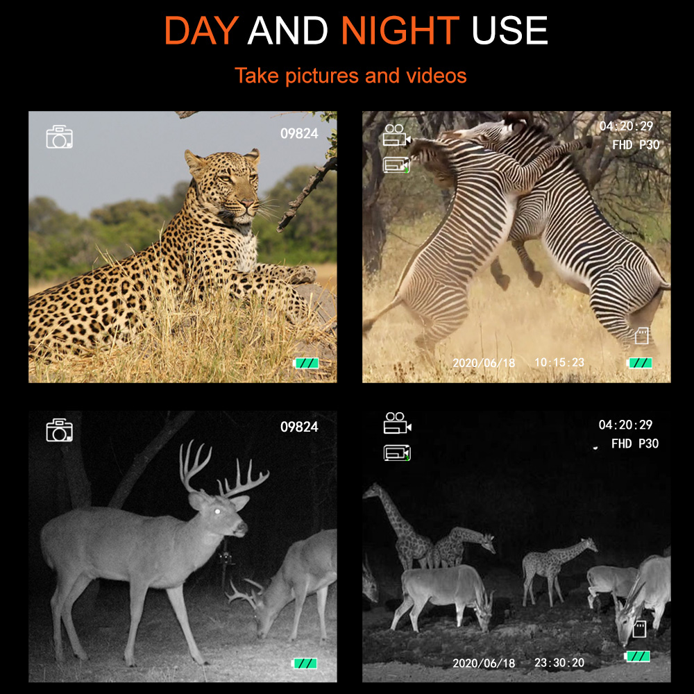 Night Vision Riflescope Record Video Hunting Scopes Optics Sight 850nm Infrared Laser IR Night Vision Hunting Camera