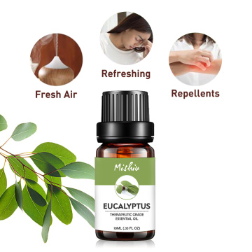 Mishiu Eucalyptus Essential Oil Jasmine Ylang Ylang Sandalwood Vanilla Myrrh Frankincense Aroma Diffuser Massage Oil 10ML
