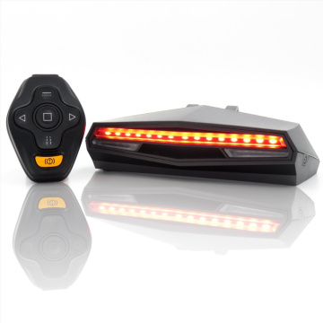 Bicycle Bike Rear LED Tail Light Wireless USB Remote Control Turn Signals Laser Bike Bicycle Light Bicycle Accessories