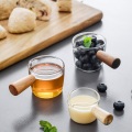 Multi-functional Taste Dish Coffee Mini Milk Cup Hand-draw Sauce Dish With Handle Glass Sauce Vinegar Snack Plate Tableware7