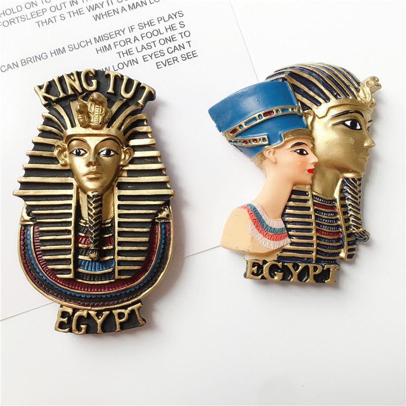 Egypt Anubis Myth Queen Fridge Magnet Souvenir Pyramid Pharaoh Queen Magnet on Refrigerators Home Decoration Accessories