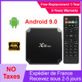 Authentic X96mini iptv tv box Android 9.0 media Player s905w Quad Core 2G 16G x96 mini ip tv Set Top Box ship from france
