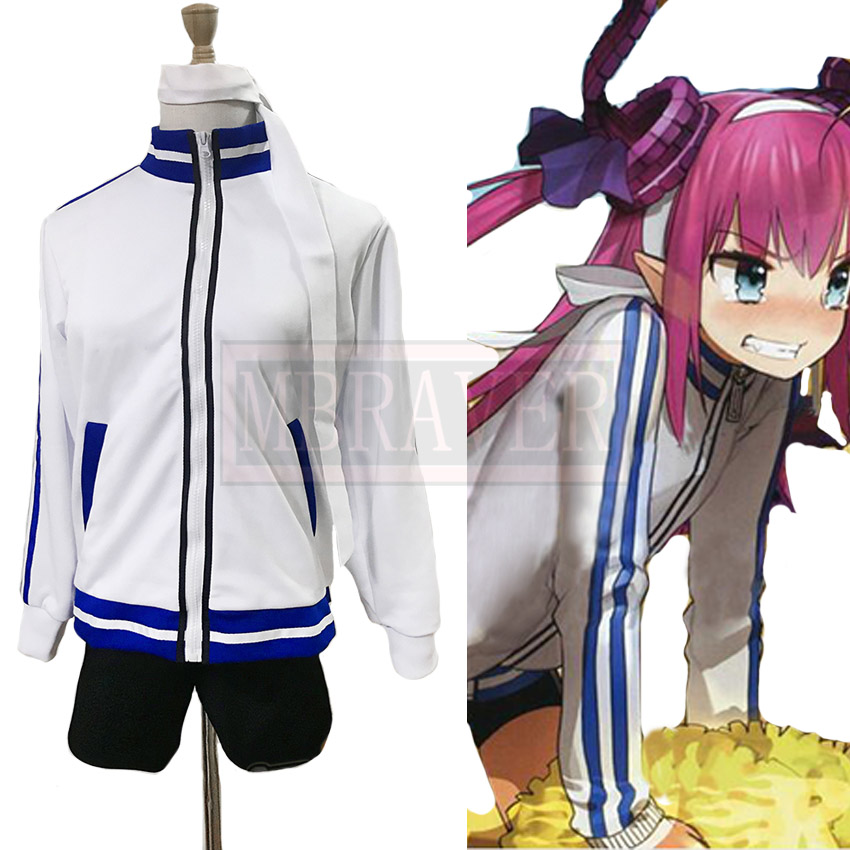 Fate/Grand Order FGO Elizabeth Bathory Athletic Sport Wear Cosplay Costume Halloween Party Uniform Outfit Custom Made Any Size