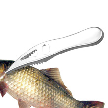 Stainless Steel Fishs Scale Scraper Cleaner Peeler Scaler Remover Cooking Seafood Tools