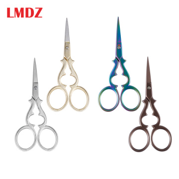 LMDZ Retro Cross Stitch Tailor Scissor European Stainless Steel Gourd Scissors for Embroidery Sewing Needlework Sewing Tools