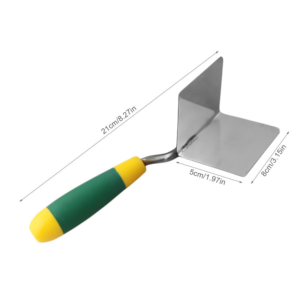 VAHIGCY High Grade Stainless Steel Corner Trowel Drywall Corner Tool Flexes For Perfect 90 Degree Corner Ergonomic Grip