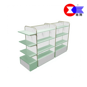 Light Green Retail Store Display Shelf