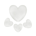 Heart Shaped Polystyrene Styrofoam Foam Ball White Craft Heart-shaped For DIY Christmas Party Wedding Decoration Supplies Gifts