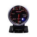 CNSPEED 60MM Car Oil Pressure Gauges 0-10 BAR Oil Pressure Sensor With Sensor Black Face White/Amber Light Car meter YC101415
