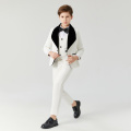 Boy Suits Formal Suit for Boy Costume Boys' white jacquard suit Flower Boys Formal Suit Kids Wedding suit Tuxedo